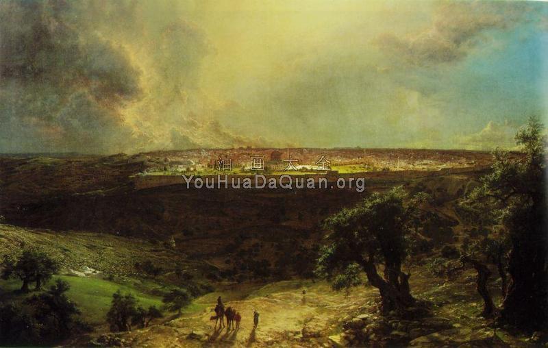 Jerusalem from the Mount of Olives - 弗雷德里克·埃德温·丘奇